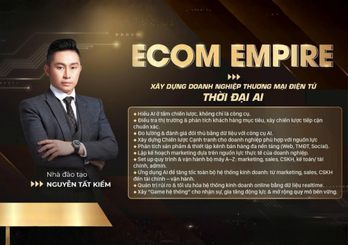 Khoá học ECOM EMPIRE 2025 trong combo F100 MASTER (COMBO)